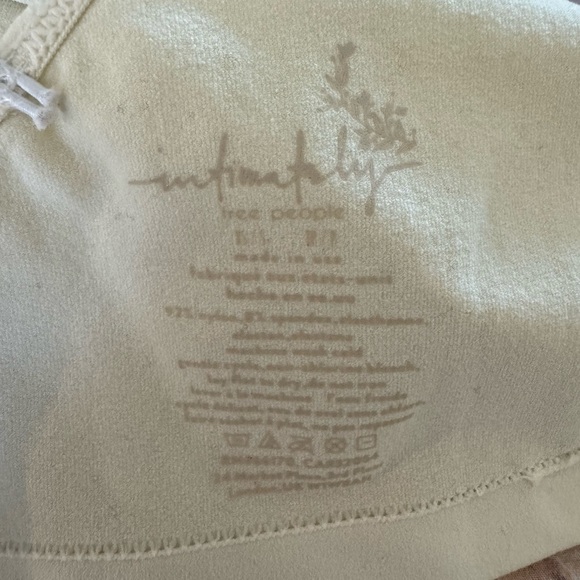 FP Intimately Cream Skinny Strap Seamless Brami XS/S - Picture 3 of 5